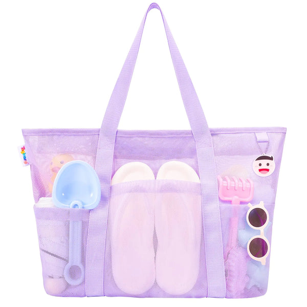 Tagitary Beach Mesh Beach Bag